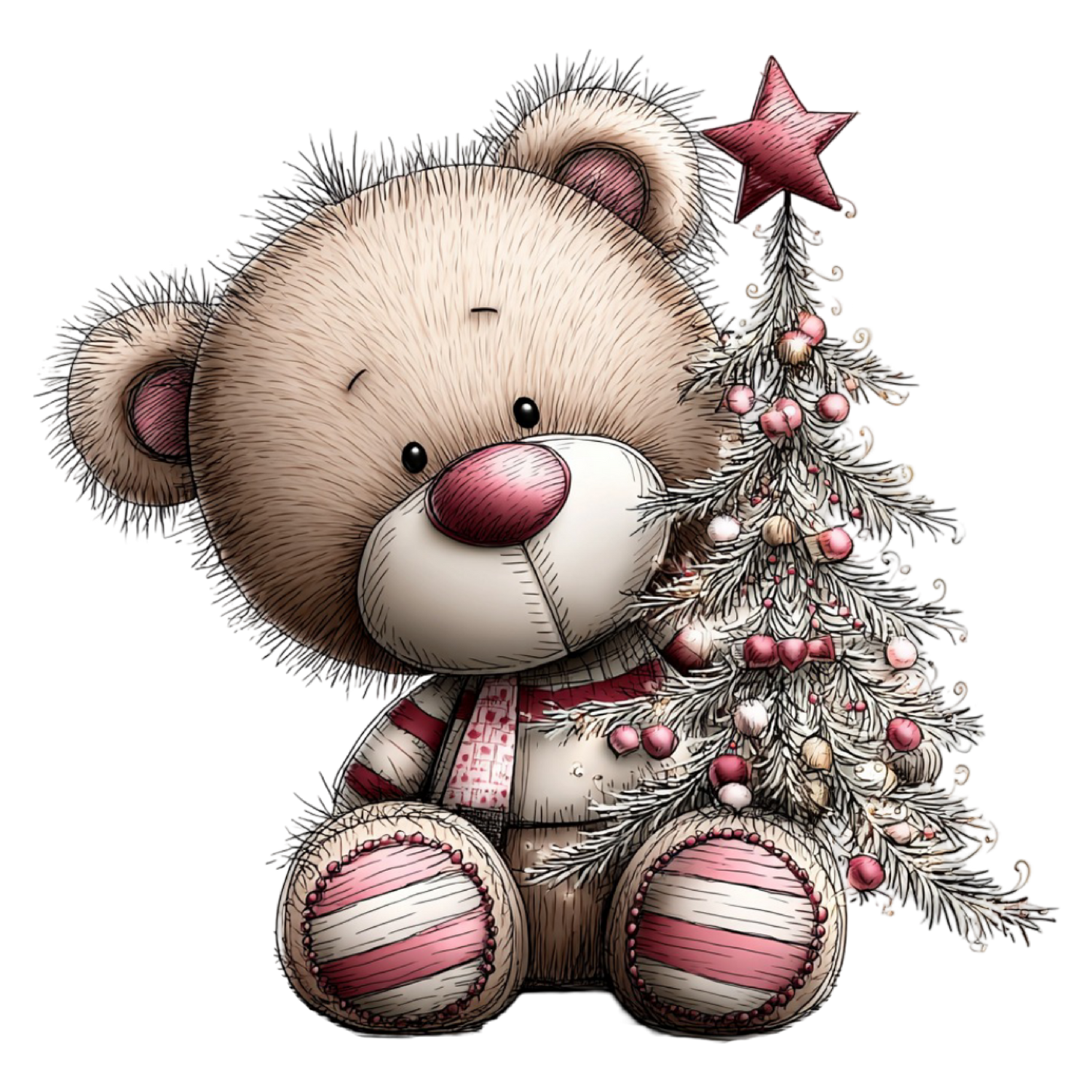 niedliche Weihnachtstiere