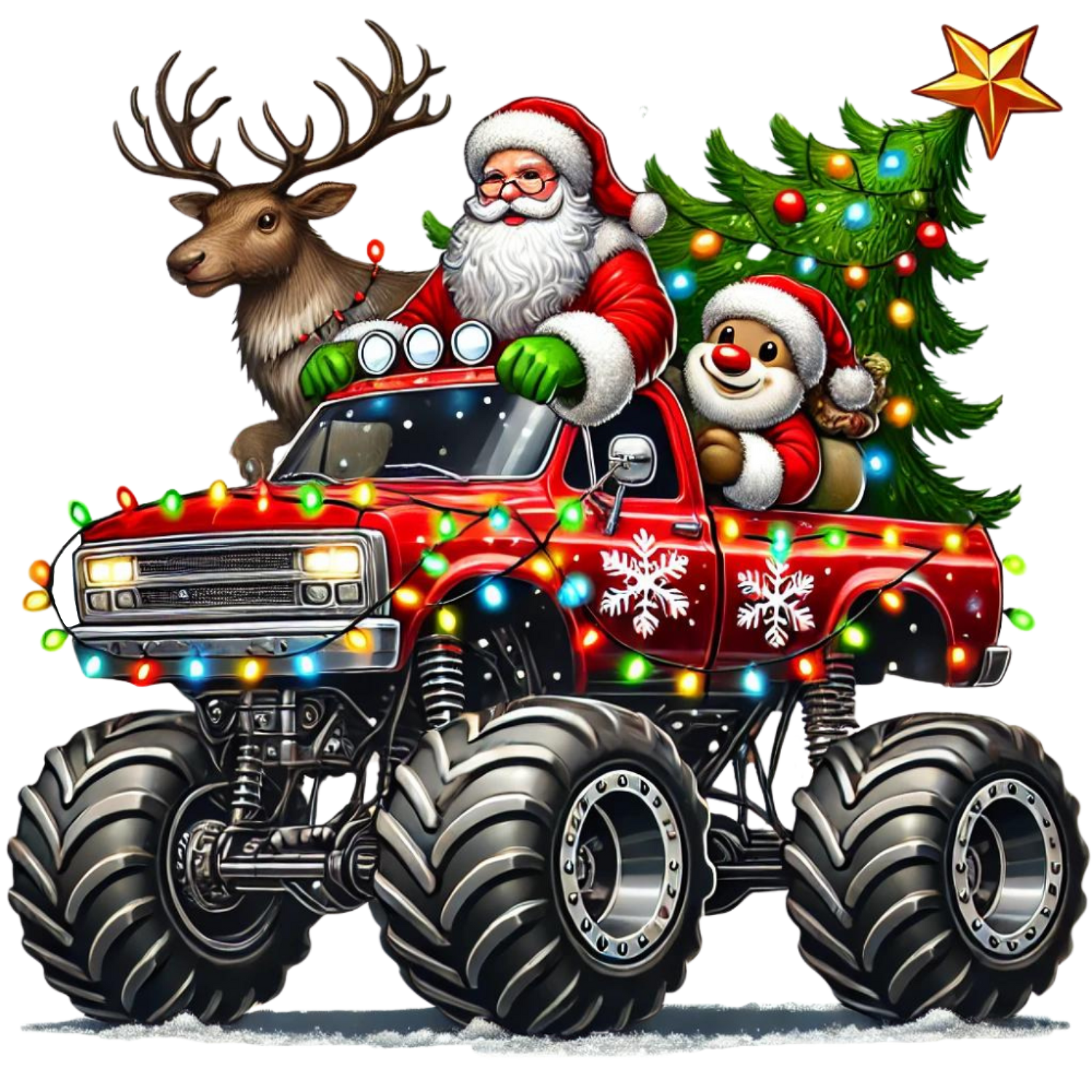 Weihnachtliche Dinos, Fahrzeuge, Tiere uvm.