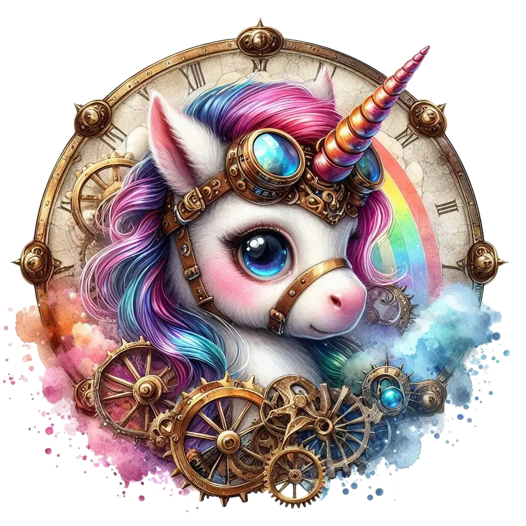 Steampunk-Einhörner Fylou's Style
