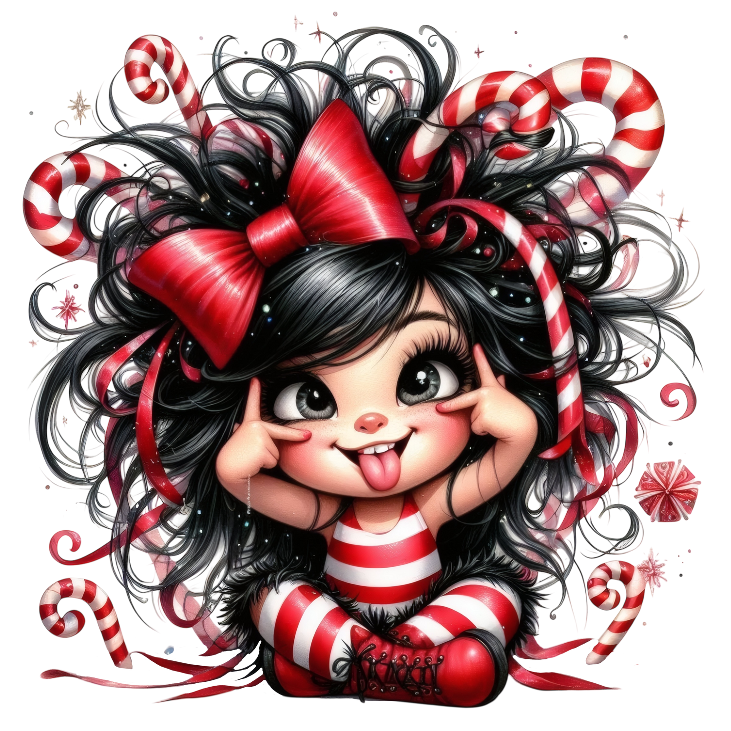 weihnachtliche Motive für Mädchen