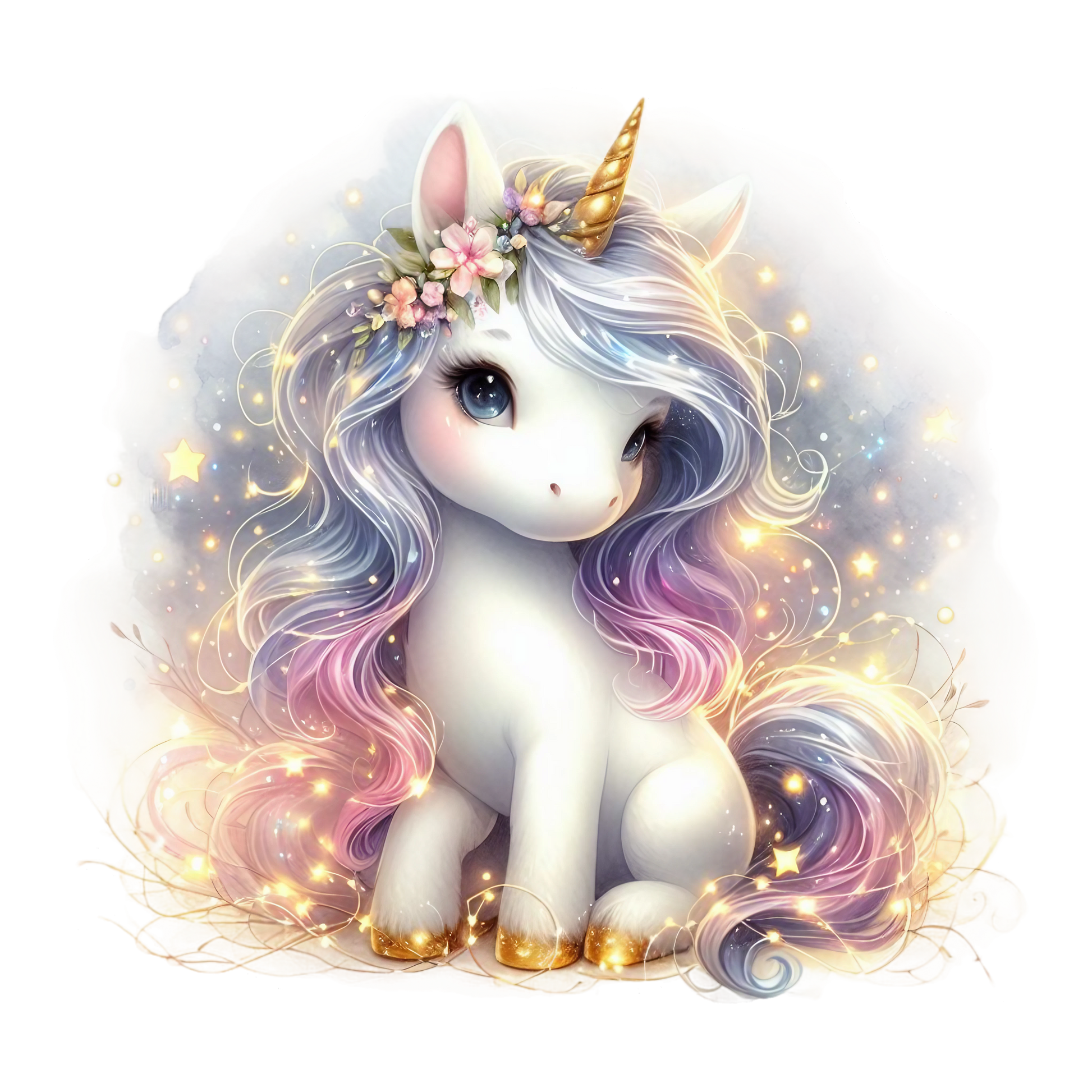 Bügelbild  Einhorn #32 Fylou's Style