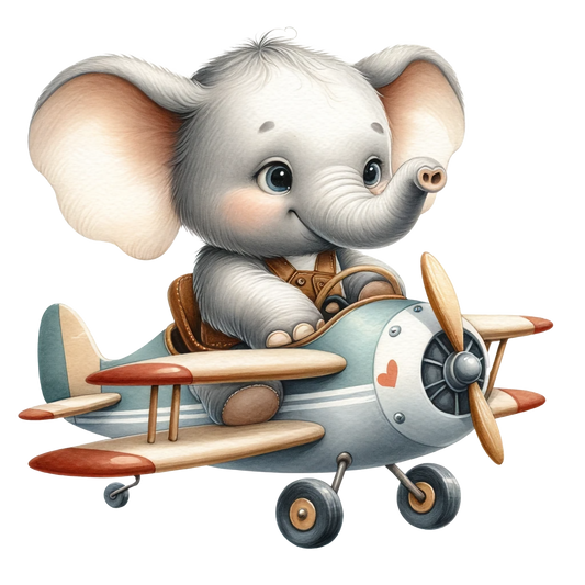 Bügelbild Elefant #6 Fylou's Style