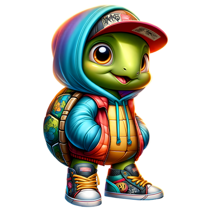 Bügelbild Happy Streetwear Turtles #5 Fylou's Style