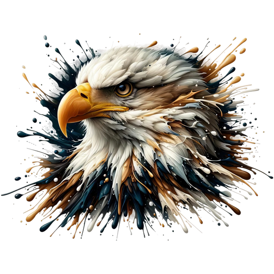 Bügelbild 3D Adler #2 Fylou's Style
