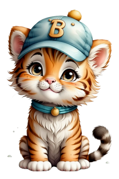 Bügelbild Baby Tiger #12 Fylou's Style