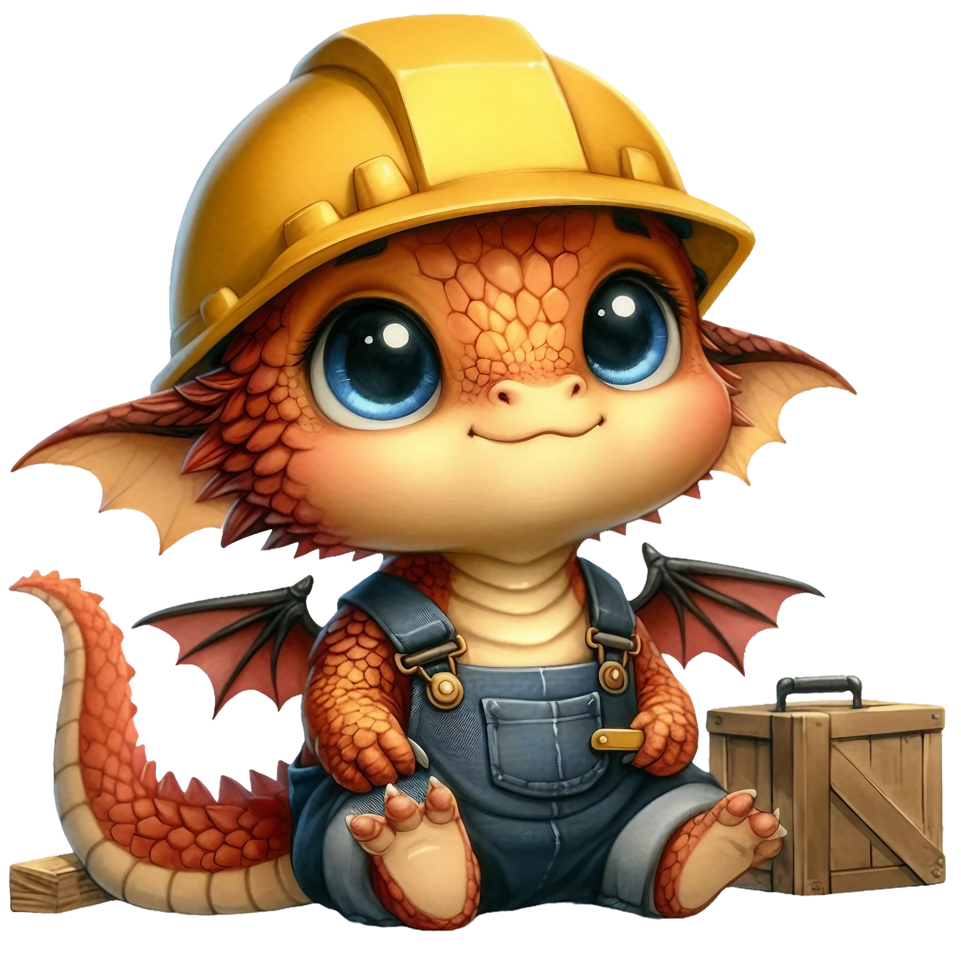 Bügelbild Drache Baustelle Fylou's Style