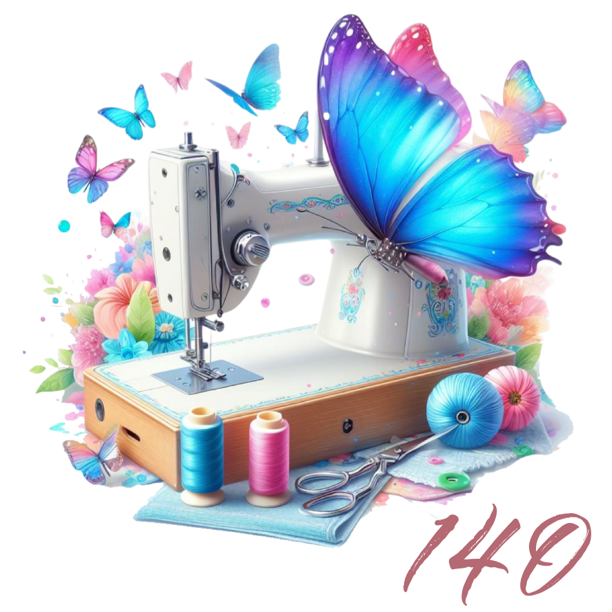 Iron-on size label sewing machine #1