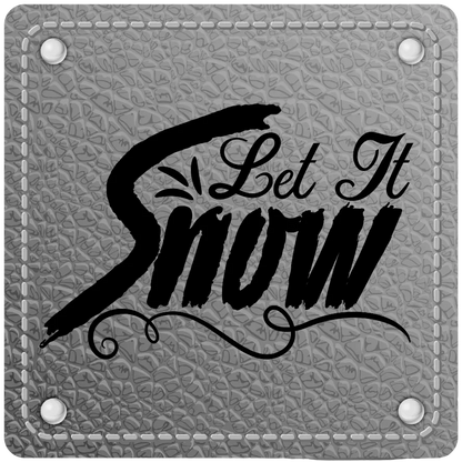 Bügellabel Let it Snow #2 - Fylou's Style
