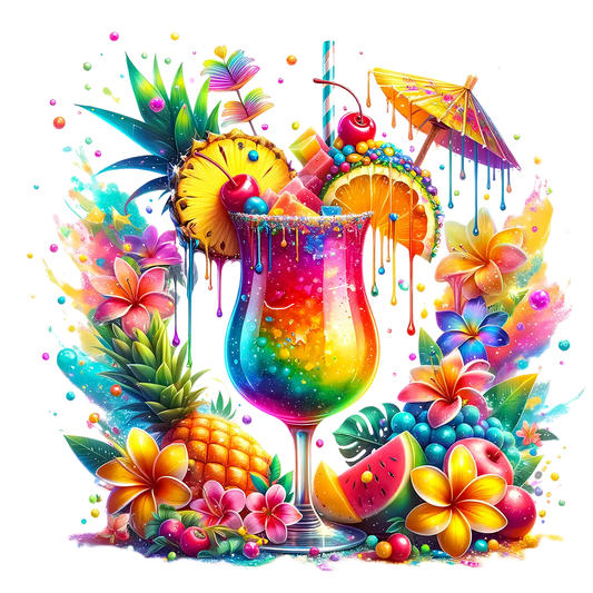 Bügelbild Tropical Cocktail #8 Fylou's Style