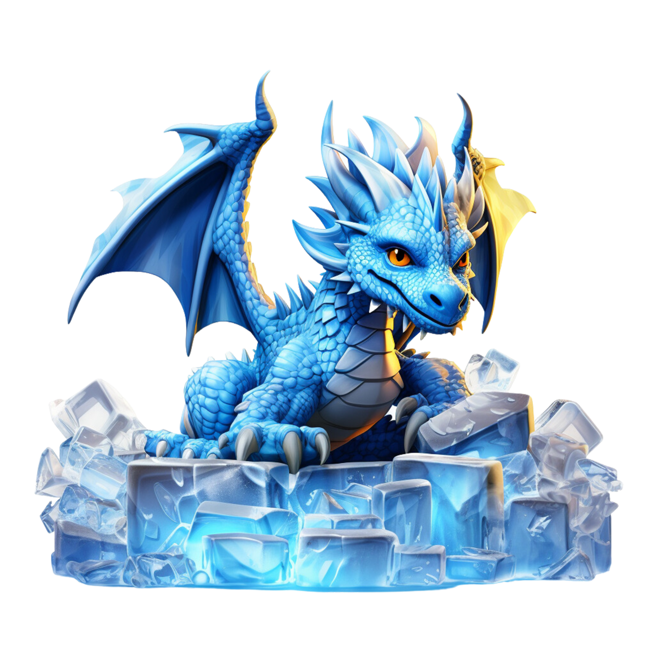 Iron-on Ice Dragon #5