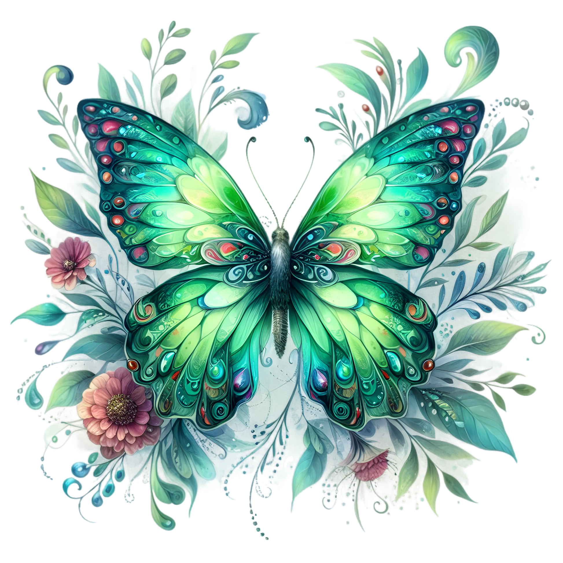 Bügelbild Schmetterling #47 Fylou's Style
