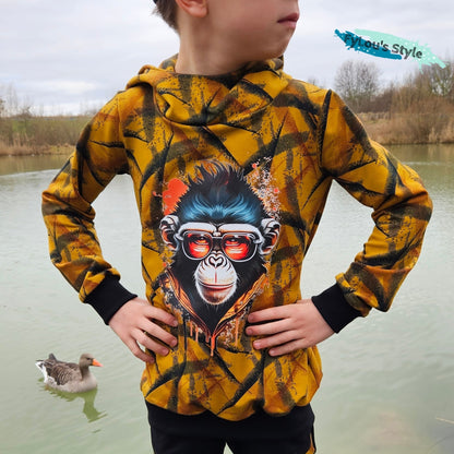 Bügelbild Cool Monkey Fylou's Style