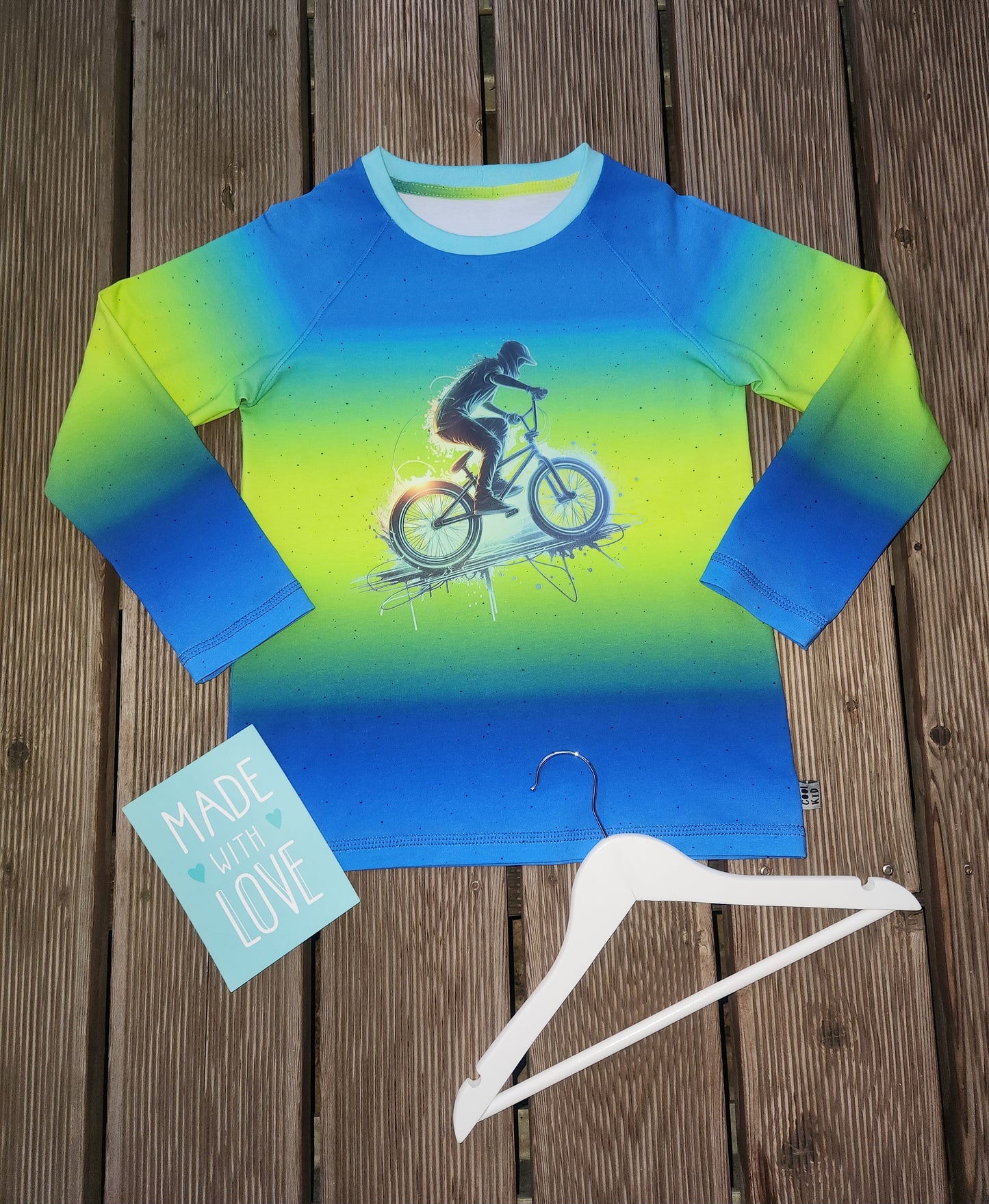 Bügelbild BMX Biker