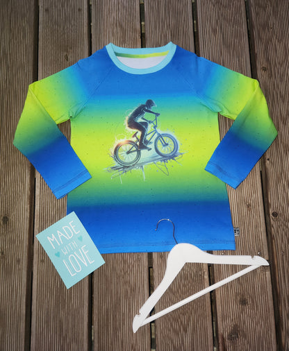 Bügelbild BMX Biker