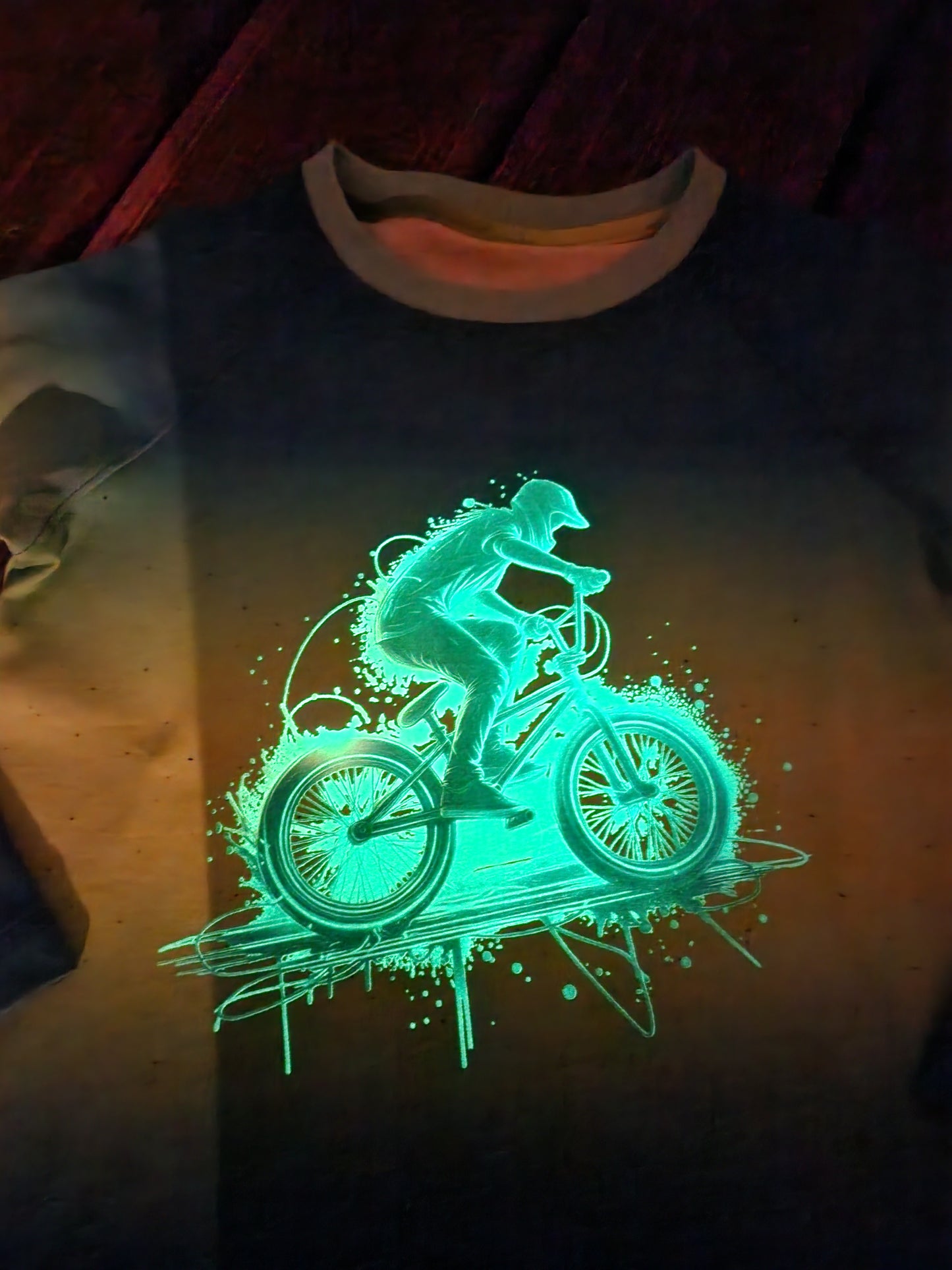 Bügelbild BMX Biker