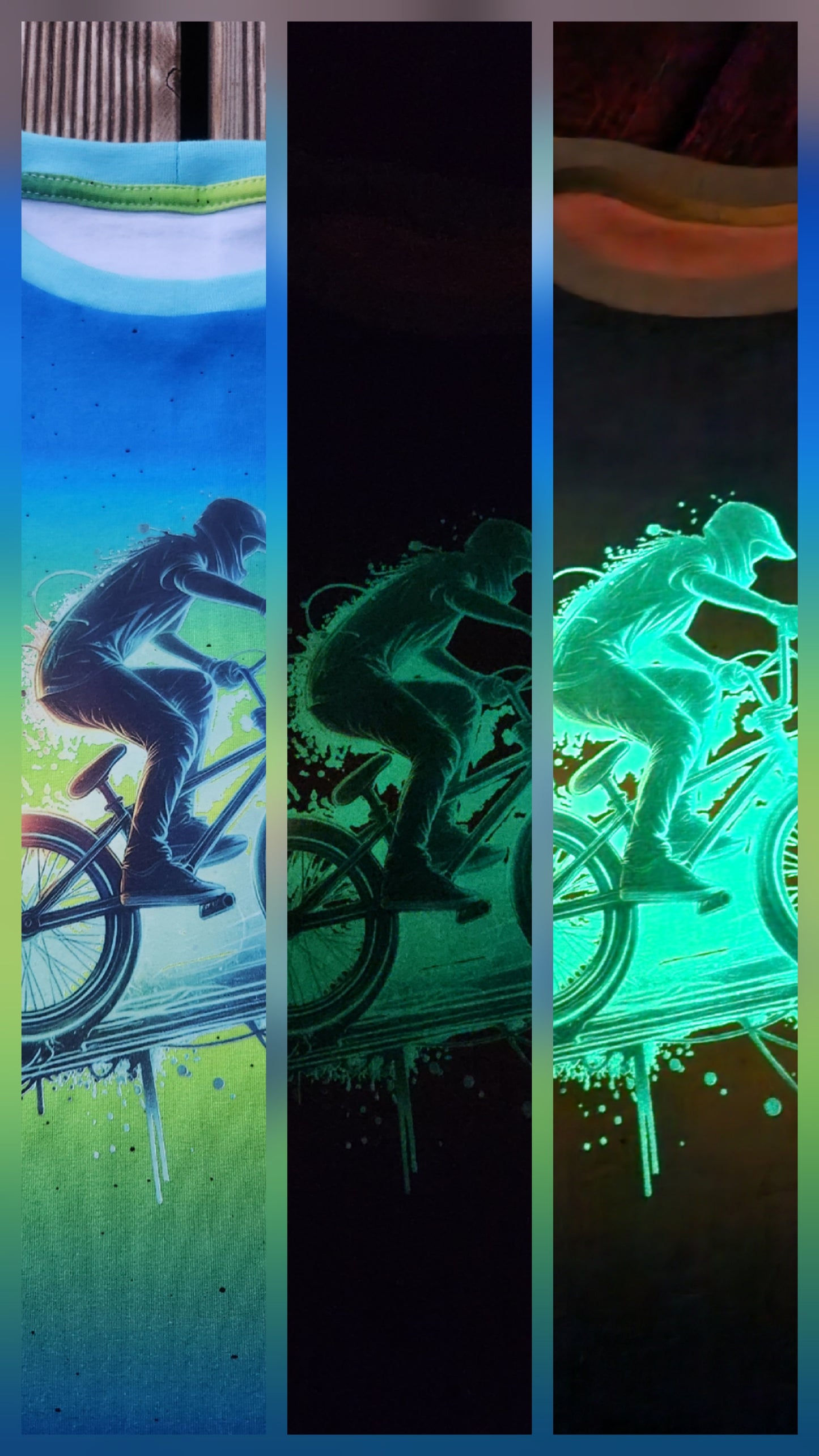 Bügelbild BMX Biker