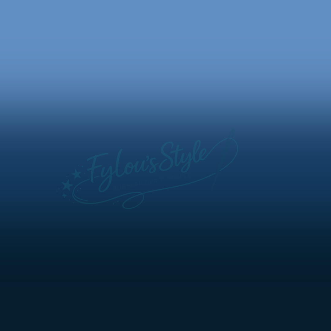 Panel Palm Sunset Blau Verlauf Bio Jersey Überbreite
