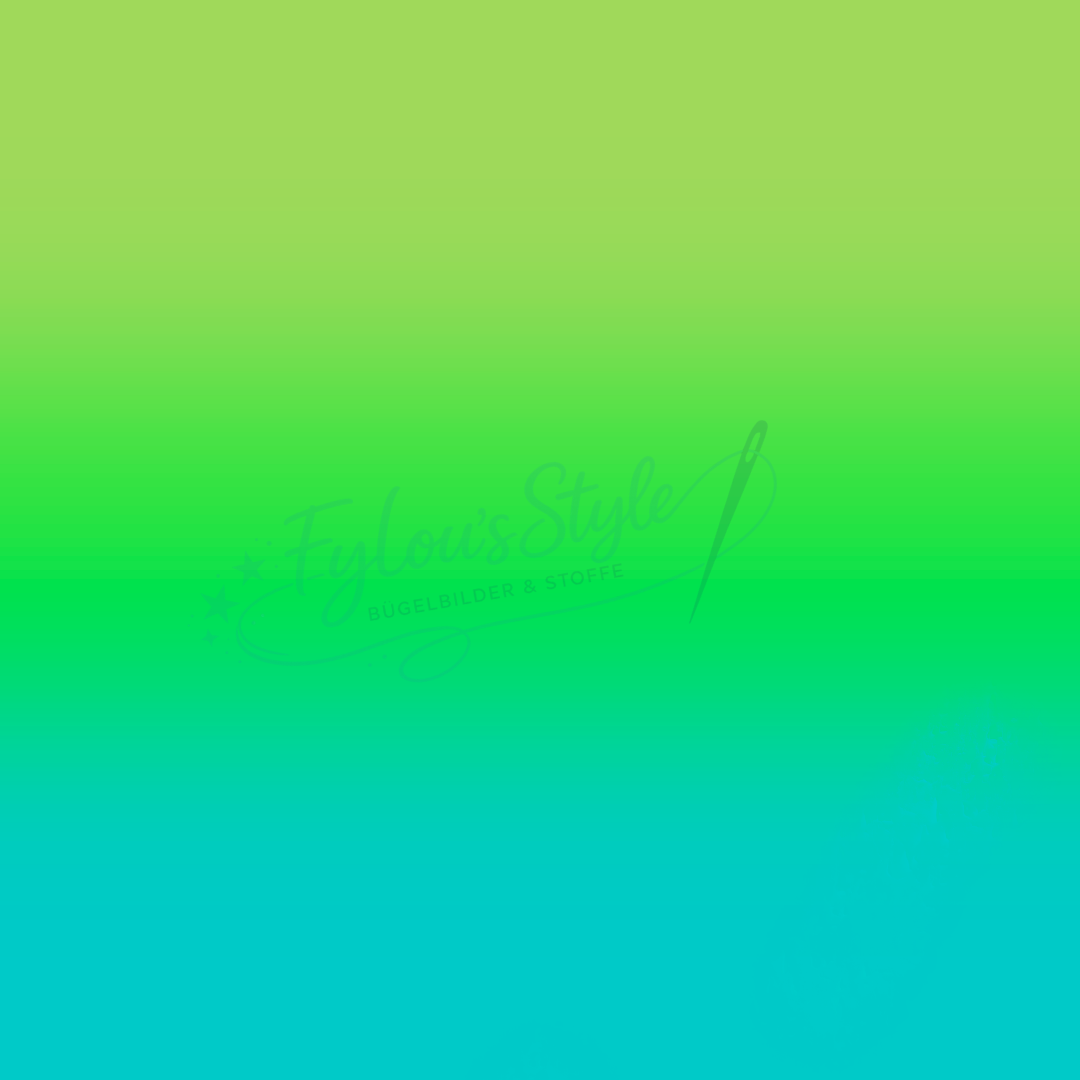 Panel Palm Sunset Green Ocean Verlauf Bio Jersey Überbreite