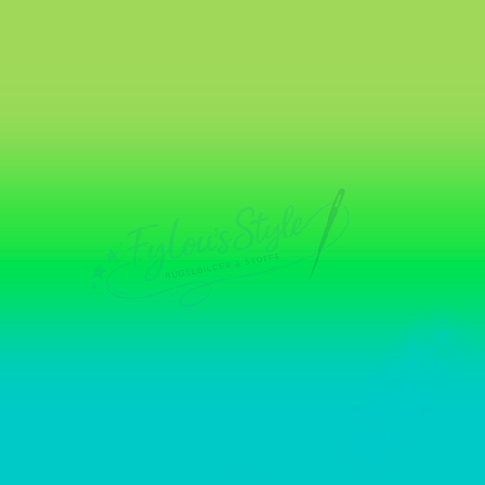 Vorbestellung Panel Palm Sunset Green Ocean Verlauf Bio Jersey Überbreite