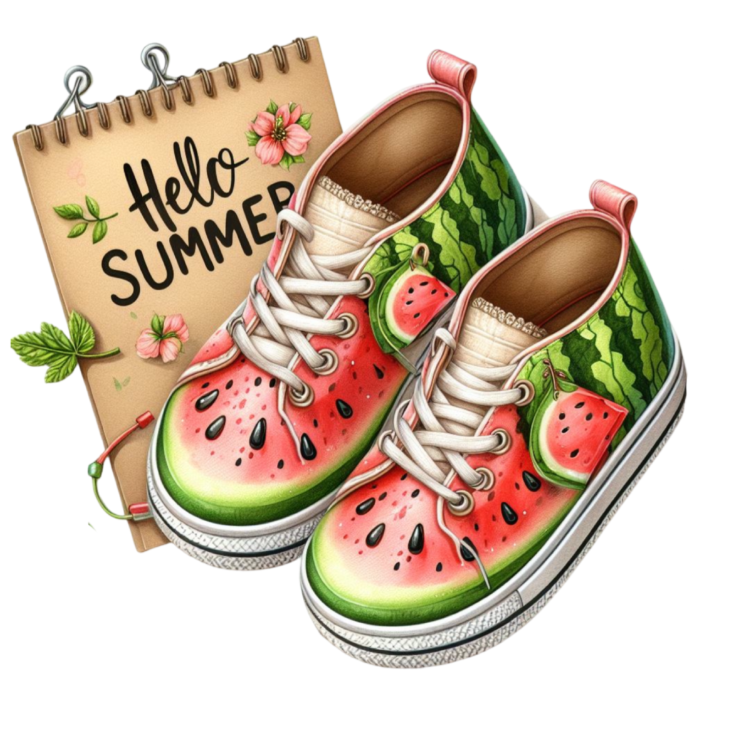 Iron-on Image Hello Summer Melon #10