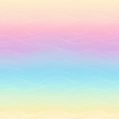 Vorbestellung Bio Jersey "Verlauf Pastell Regenbogen" Überbreite