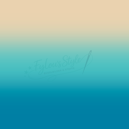 Vorbestellung Panel Palm Sunset Sand Ocean Verlauf Bio Jersey Überbreite