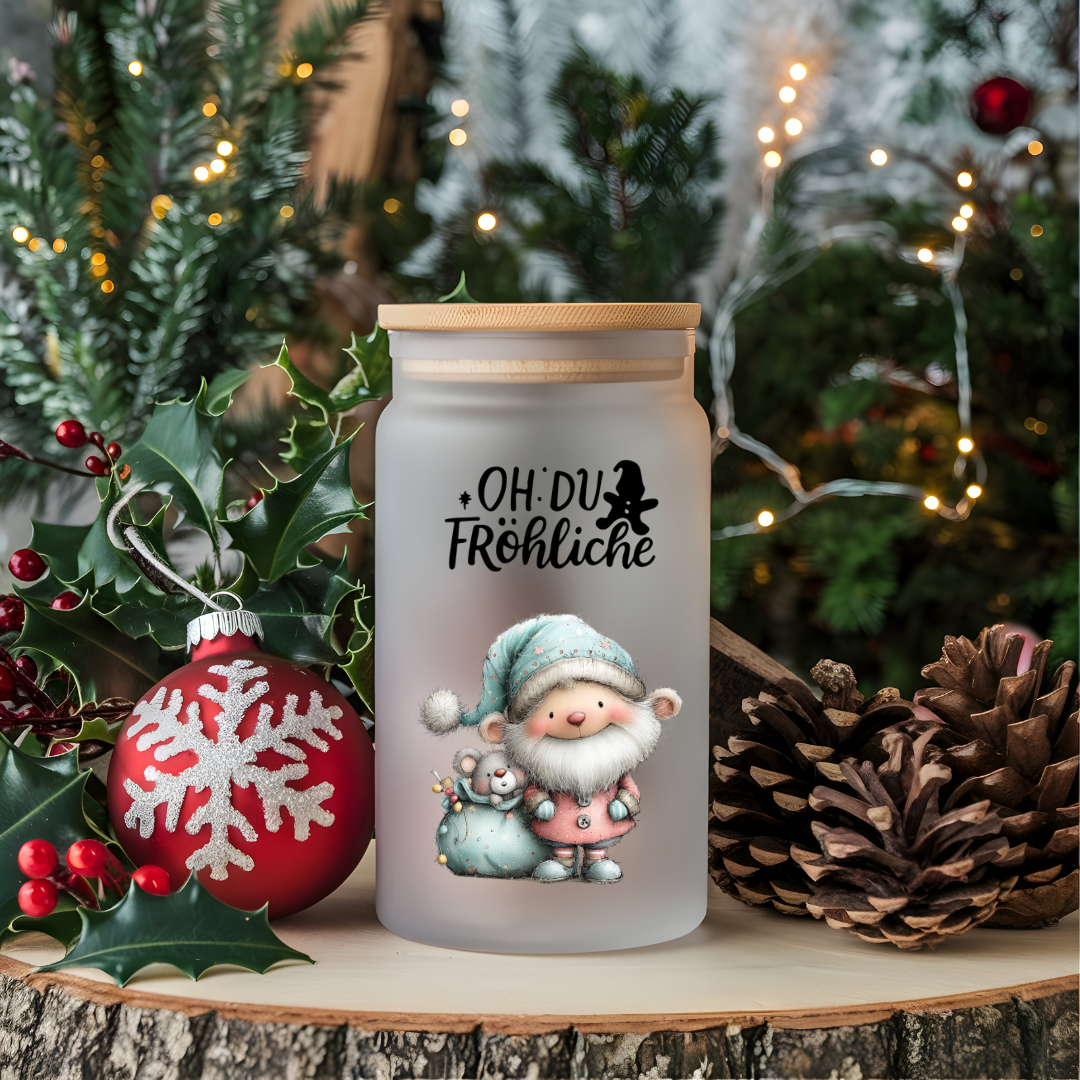 A4 Bogen Rub ON Sticker Weihnachtswichtel, Winter, Sprüche, randlose Rubons