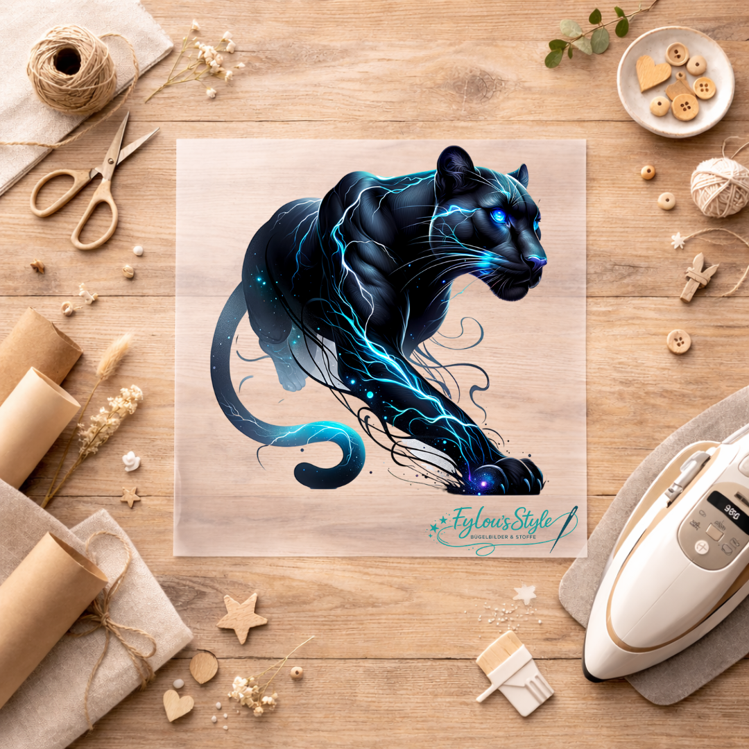 Bügelbild Magischer Panther #2