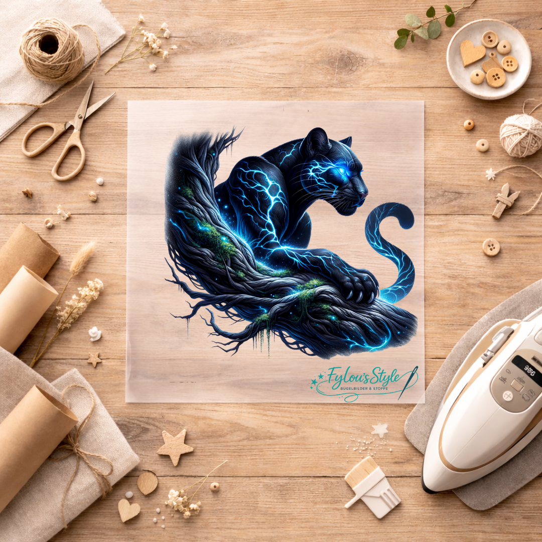 Bügelbild Magischer Panther #1