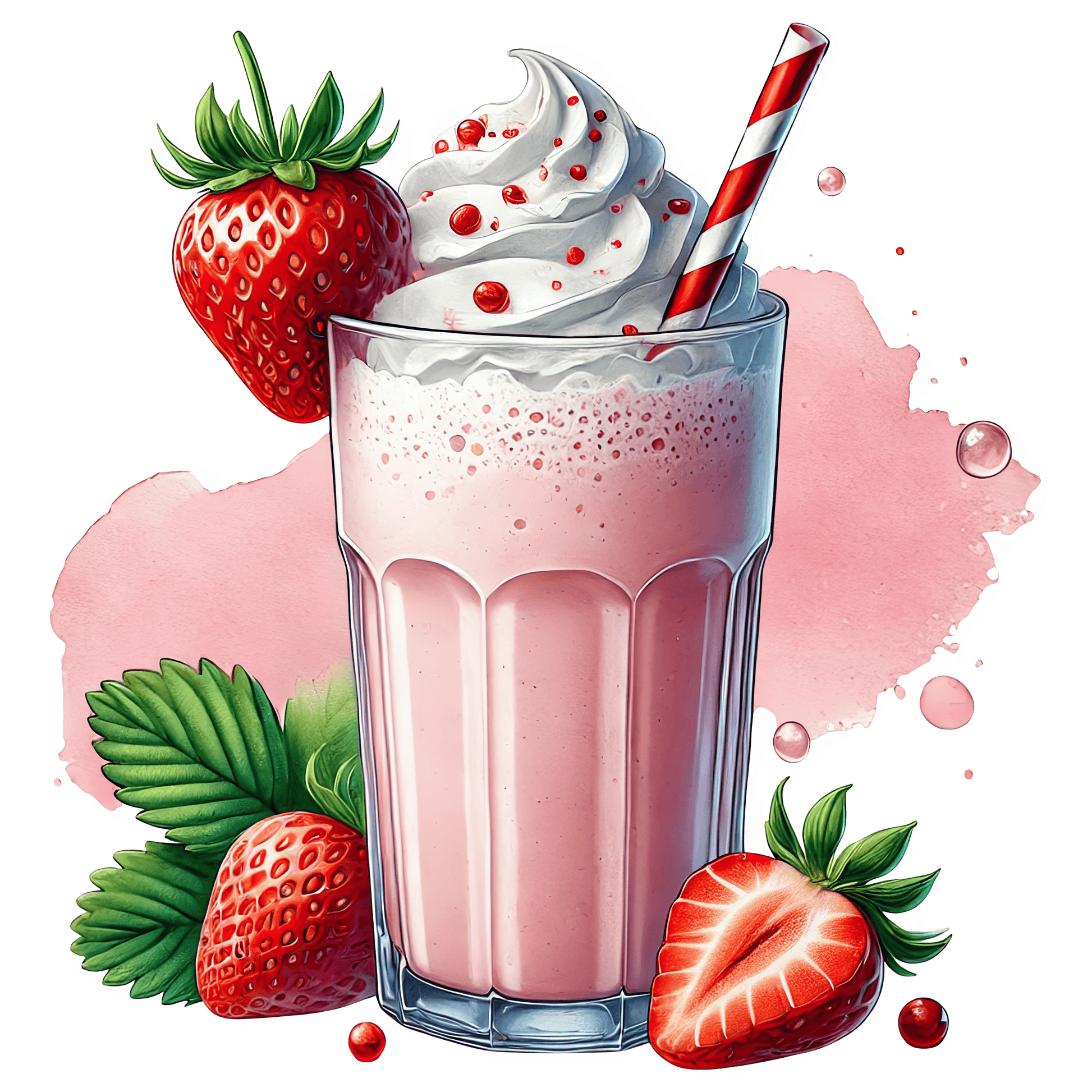 Bügelbild frische Erdbeeren #16 Fylou's Style