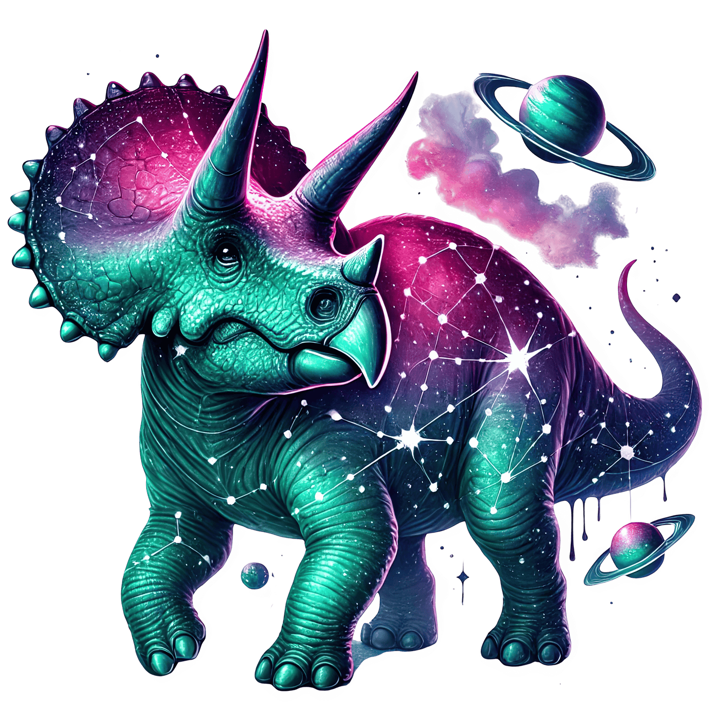 Bügelbild Galaxy Dino #17