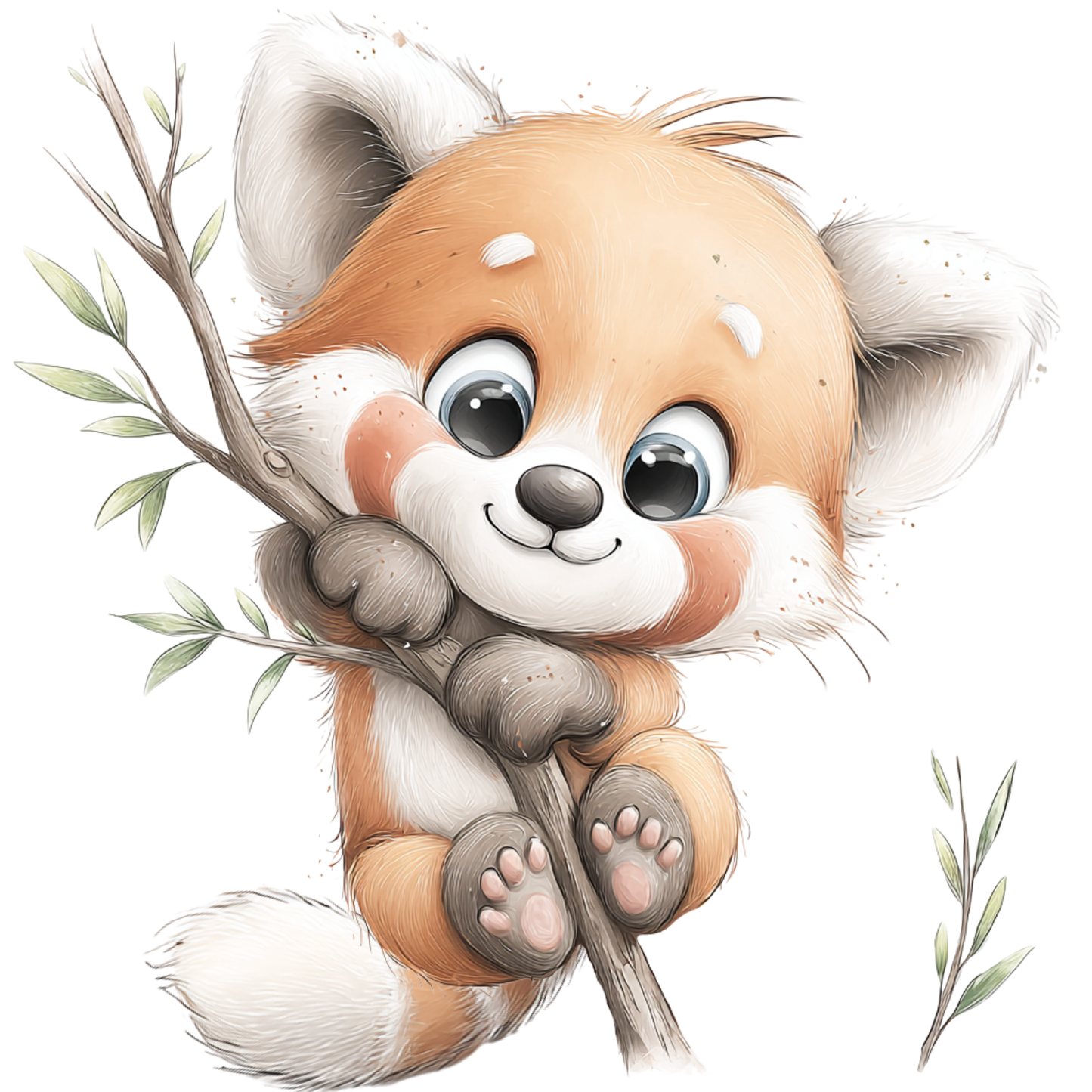 Bügelbild Roter Panda