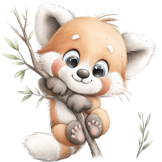 Bügelbild Roter Panda