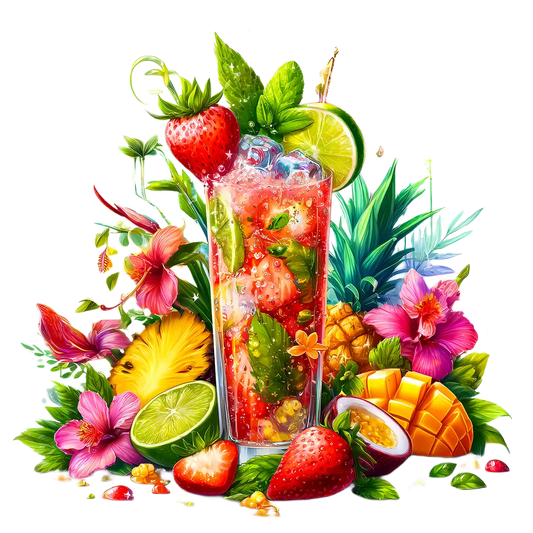 Bügelbild Tropical Cocktail #16 Fylou's Style