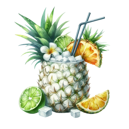 Bügelbild Pina Colada #1 Fylou's Style