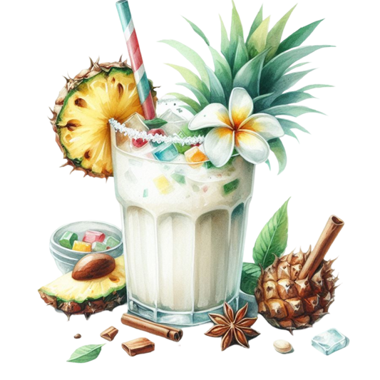 Bügelbild Pina Colada #13 Fylou's Style