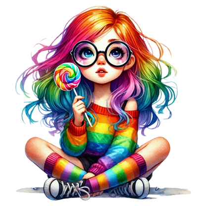 Bügelbild Lolli Girl #22 Fylou's Style