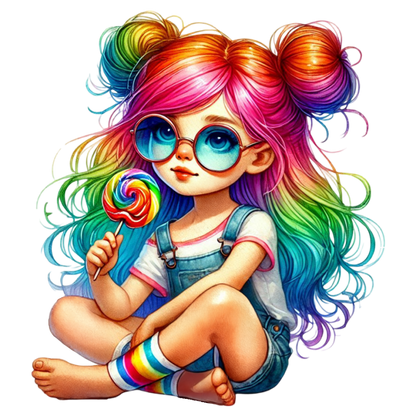 Bügelbild Lolli Girl #23 Fylou's Style