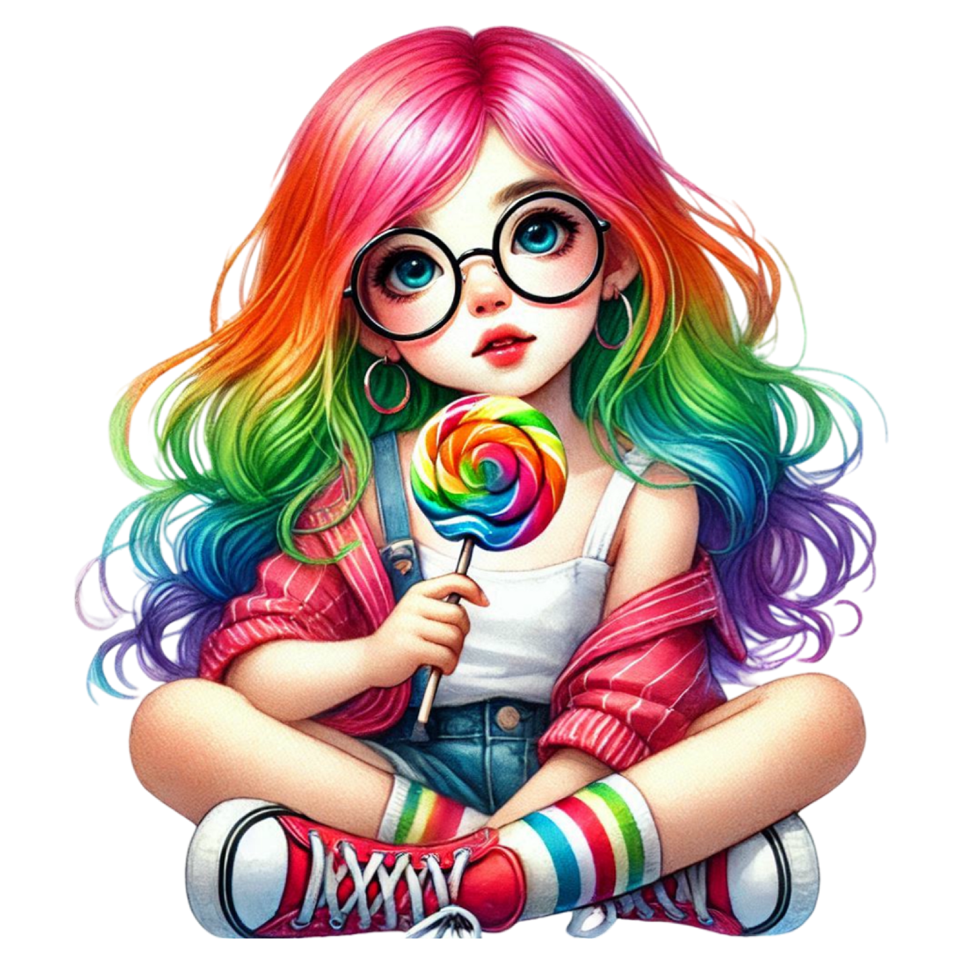Bügelbild Lolli Girl #24 Fylou's Style