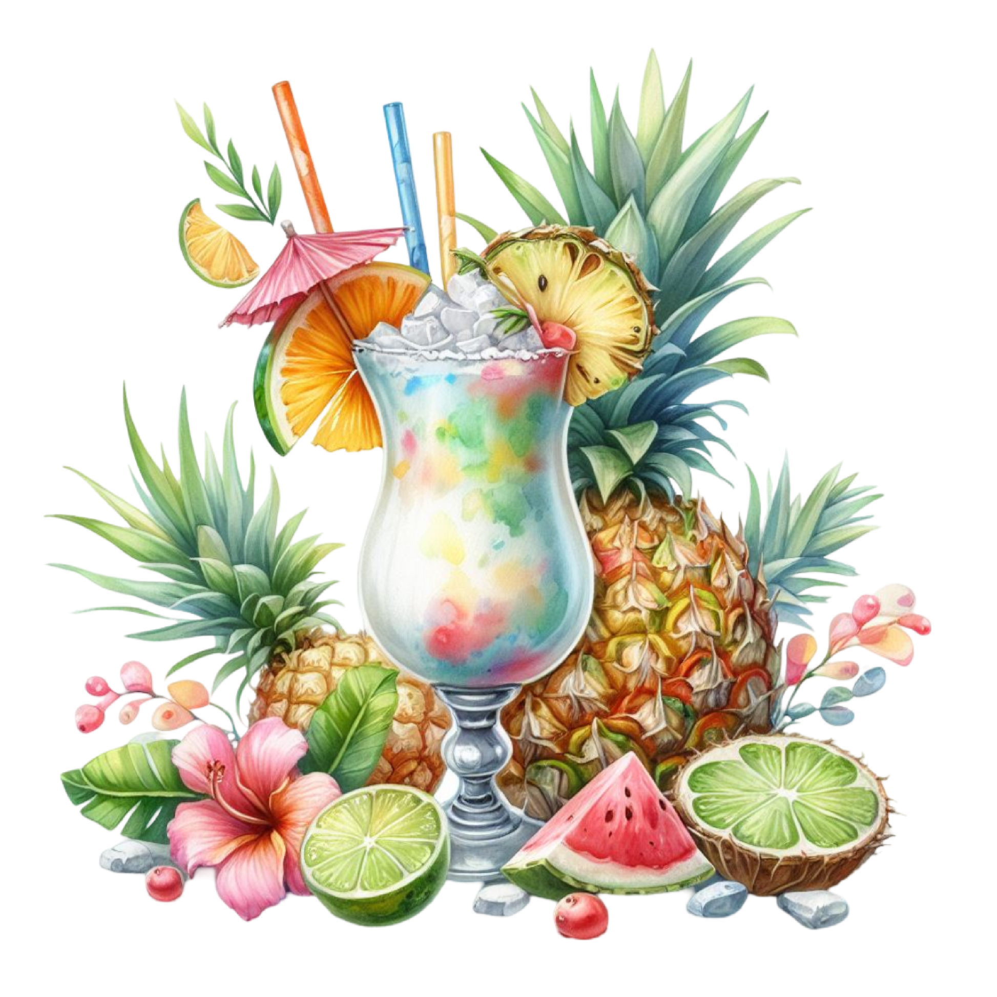 Bügelbild Pina Colada #3 Fylou's Style