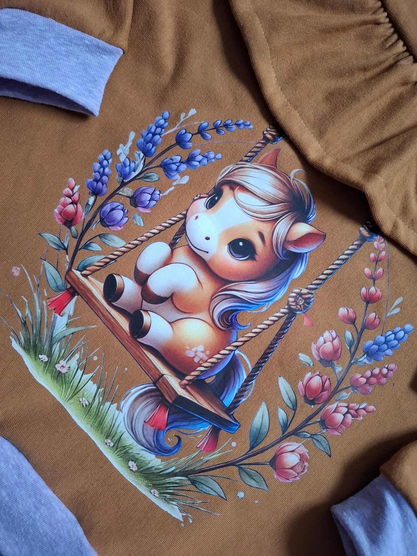 Bügelbild Pony auf Schaukel Fylou's Style