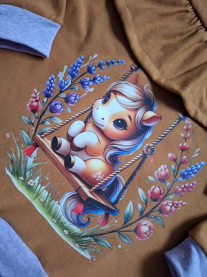 Bügelbild Pony auf Schaukel Fylou's Style