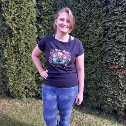 Bügelbild Steampunk Schmetterling #4 Fylou's Style