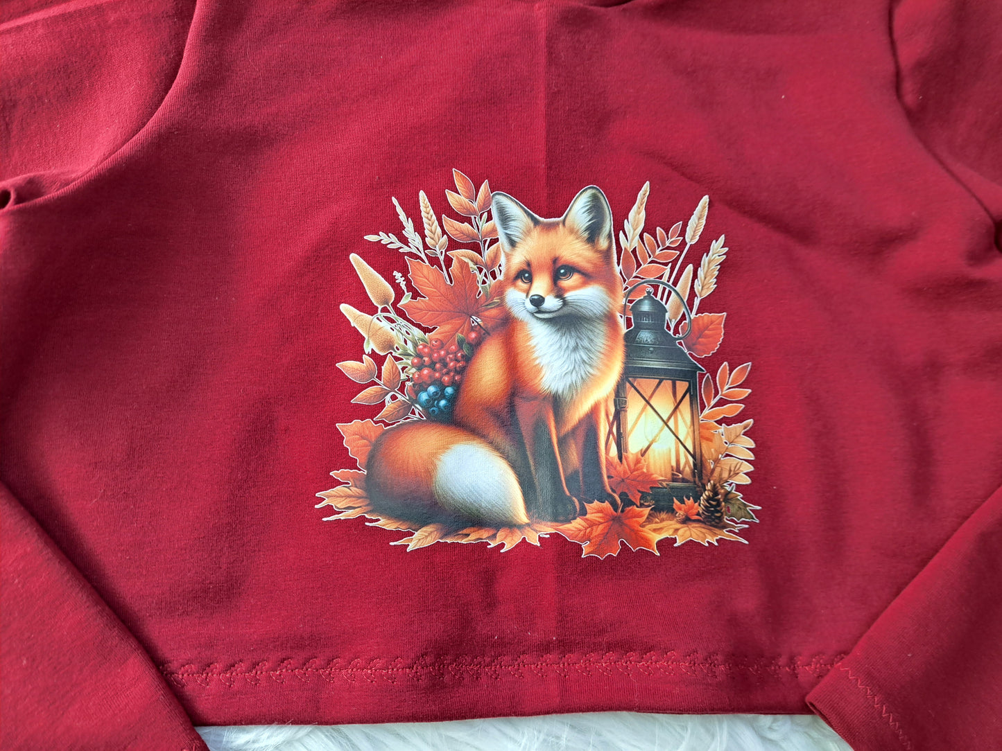 Bügelbild Fuchs mit Laterne #3