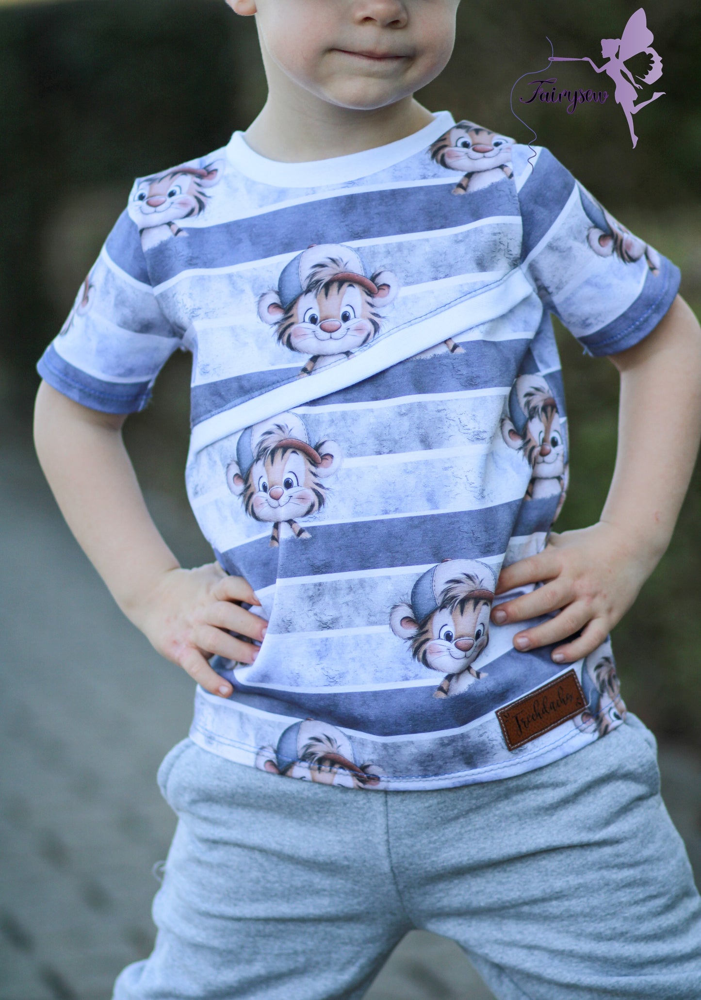 Bio Jersey Cool Tiger 1m Stück