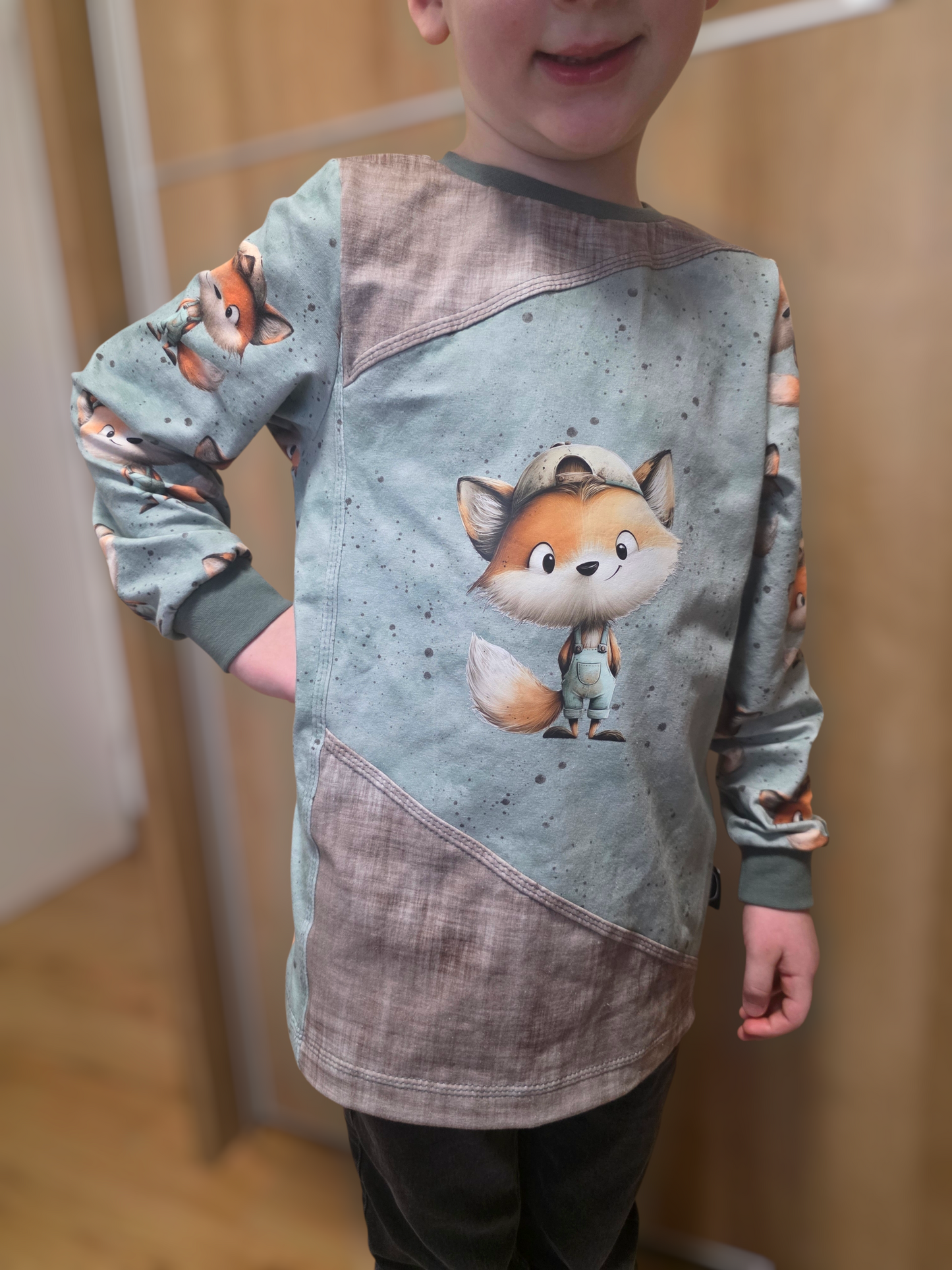 Bügelbild cool Fuchs