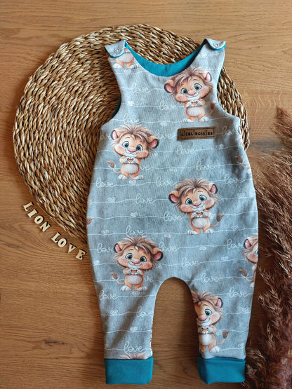 Ripp-Jersey Löwe mit Herz