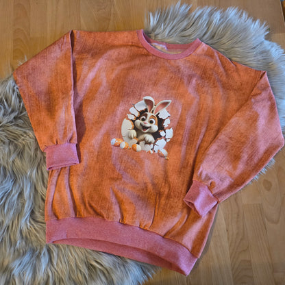 Bügelbild Durchbruch Hase #1