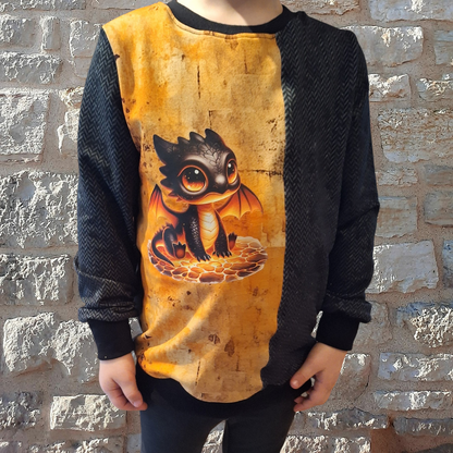 Bügelbild Elementar Drache #12