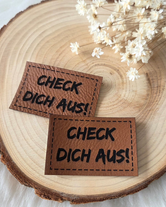 Kunstleder Label Check dich aus!